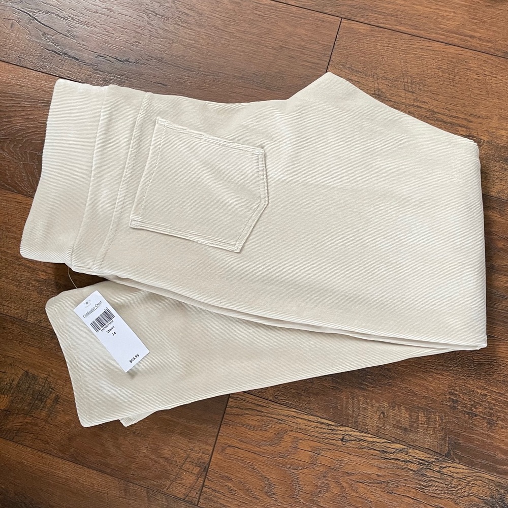 Corduroy pull on pants